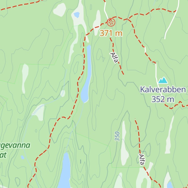 Map of Lalaåsen