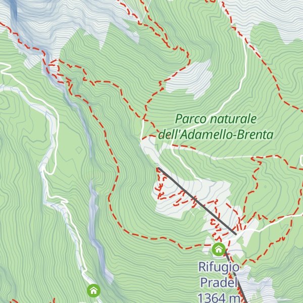 Map of Rifugio La Montanara