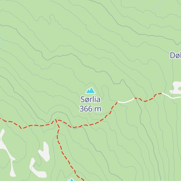 Map of Sørlia