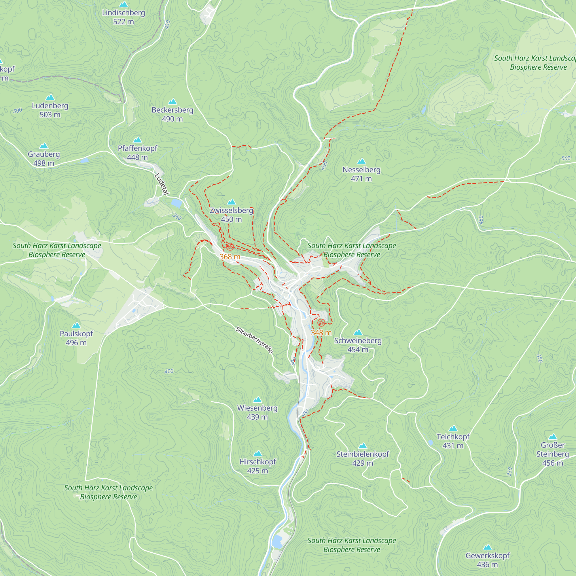 Projektbüro für nachhaltigen Tourismus map