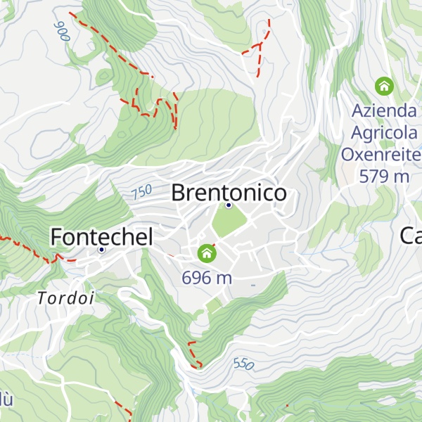 Map of Apt Rovereto Brentonico