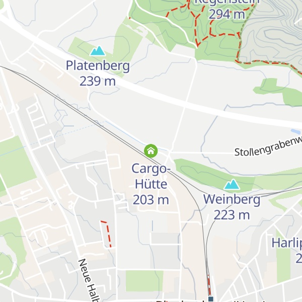 Map of Cargo-Hütte