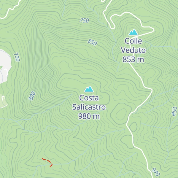 Map of Costa Salicastro