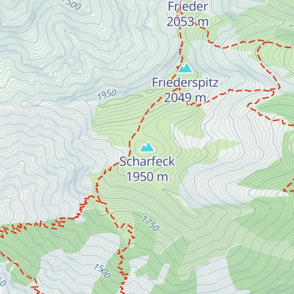 Map of Scharfeck