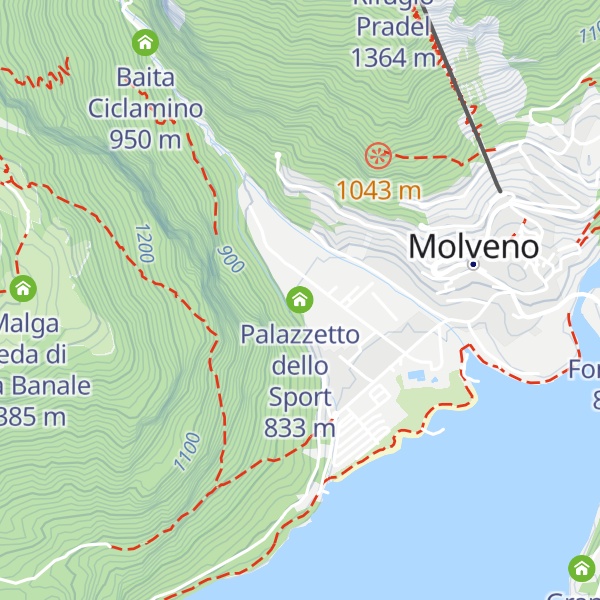 Map of Palazzetto dello Sport