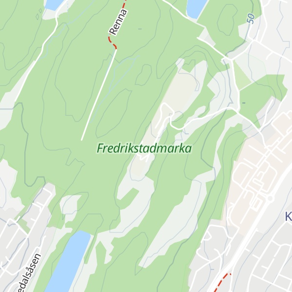 Map of Høyfjell