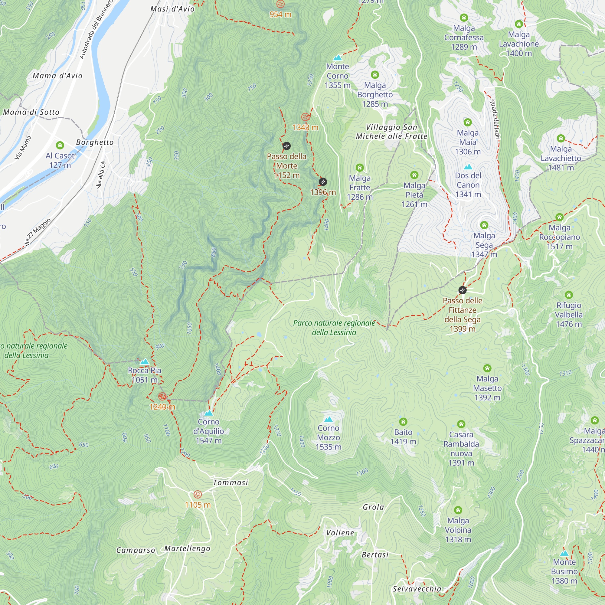 Malga Preta di Sopra map