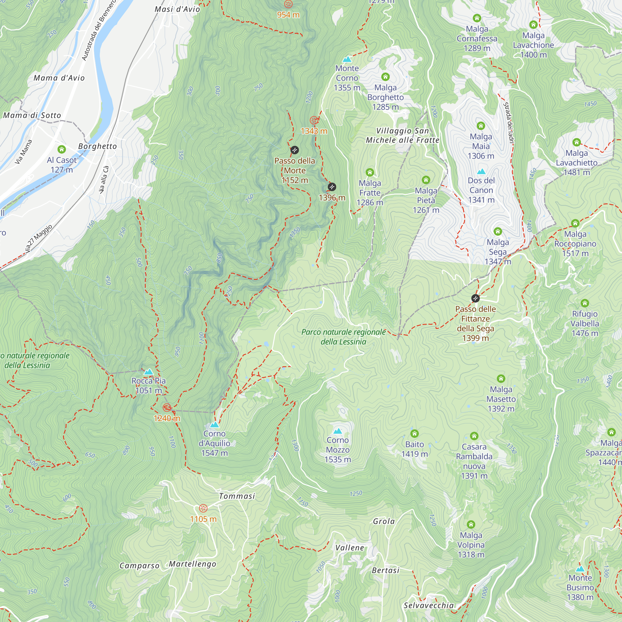 Malga Preta di Sopra map