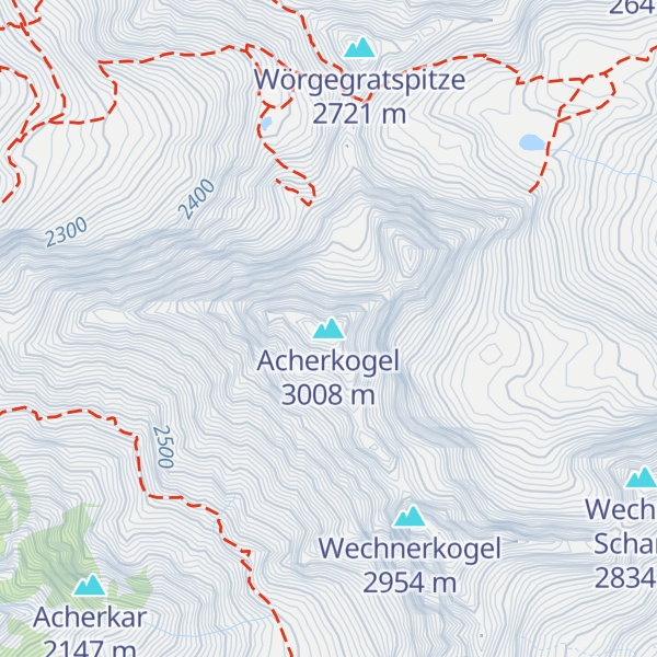 Map of Acherkogel