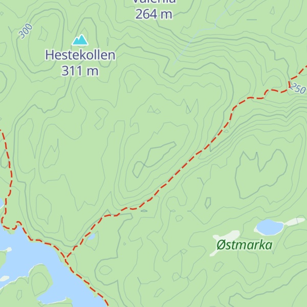 Map of Tronfjellet