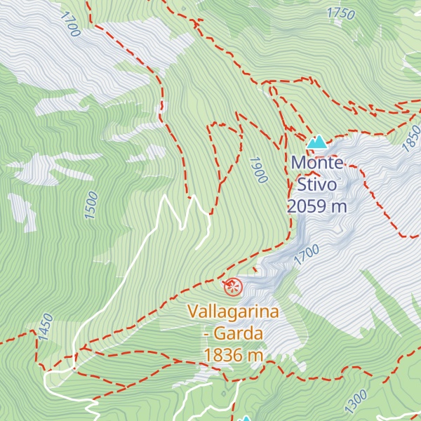 Map of Malga Stivo