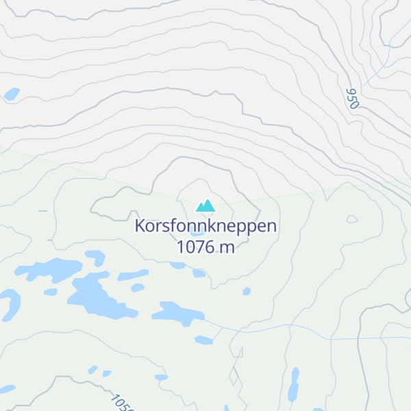 Map of Korsfonnkneppen
