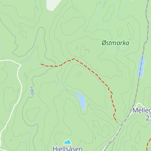 Map of Hveinåsen