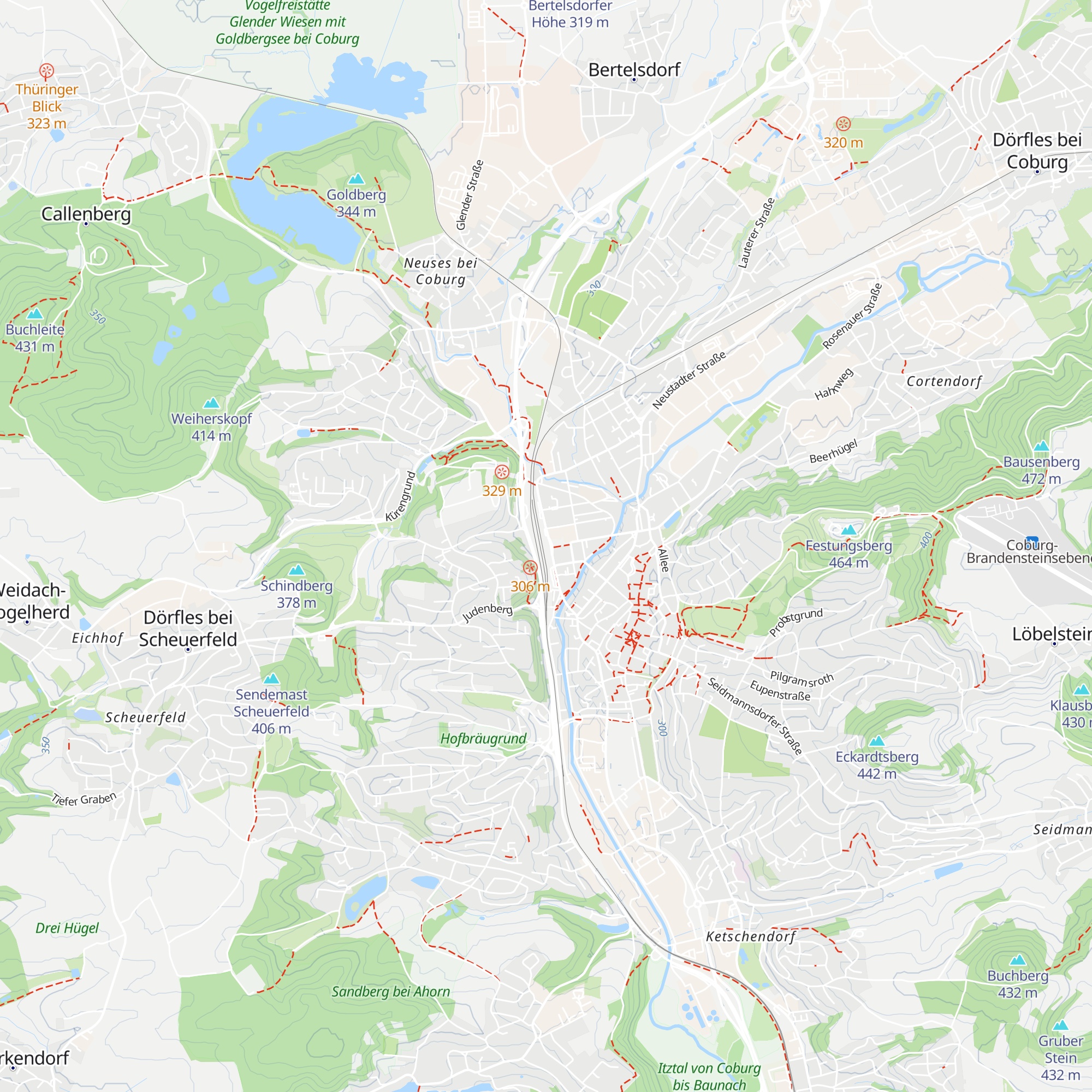 DB Reisezentrum map