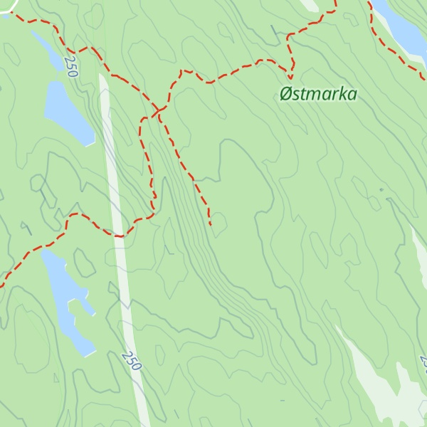 Map of Tømmeråsen