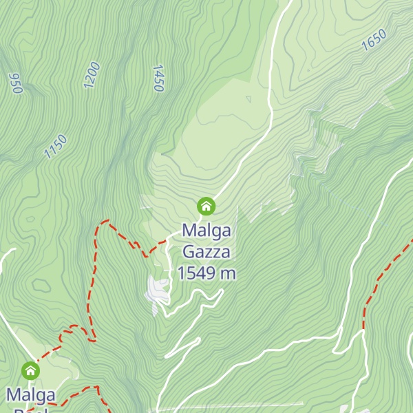 Map of Malga Gazza