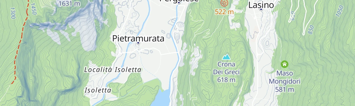 Map of the start of Rimone G1