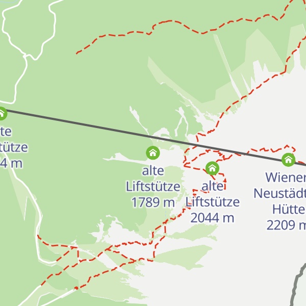Map of alte Liftstütze
