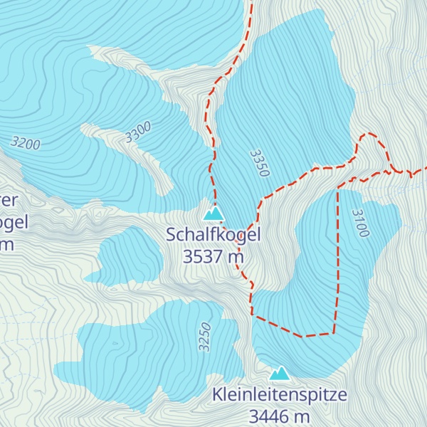 Map of Schalfkogel