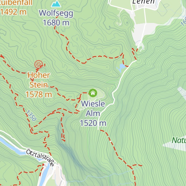 Map of Wiesle Alm