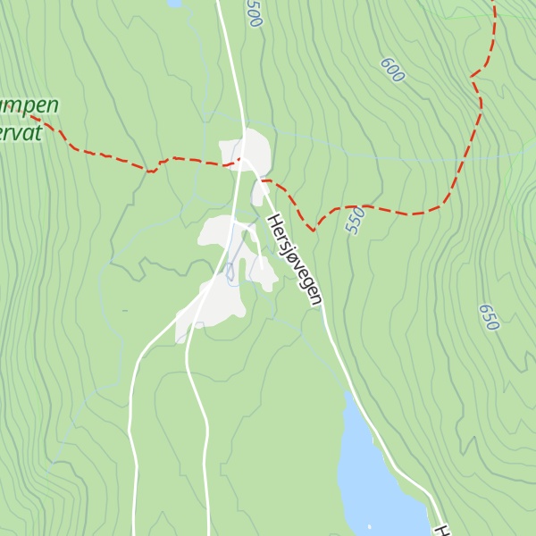 Map of Gamle Torsætra