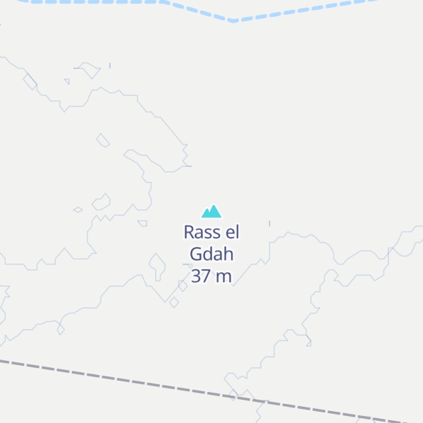 Map of Rass el Gdah