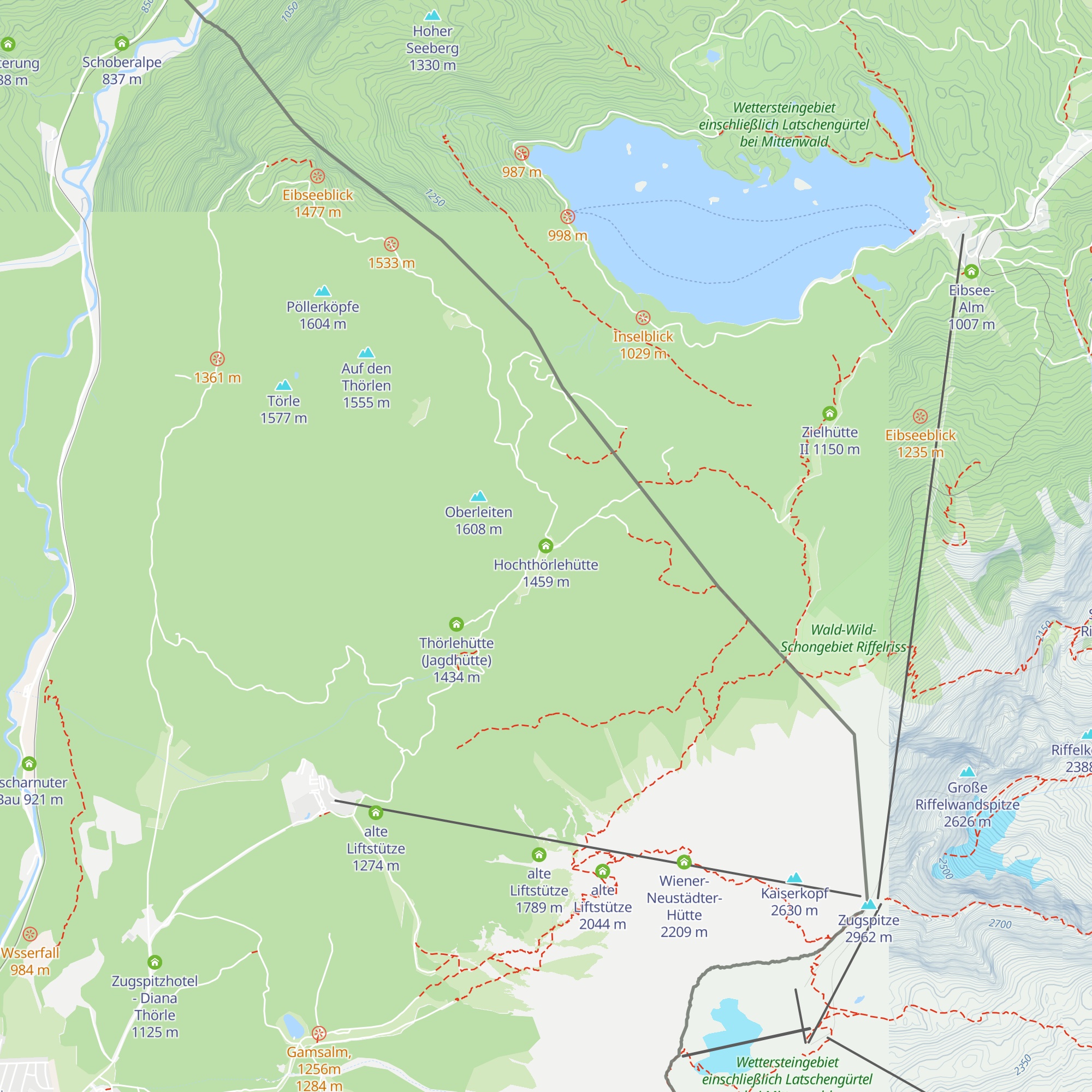 Hochthörlehütte map