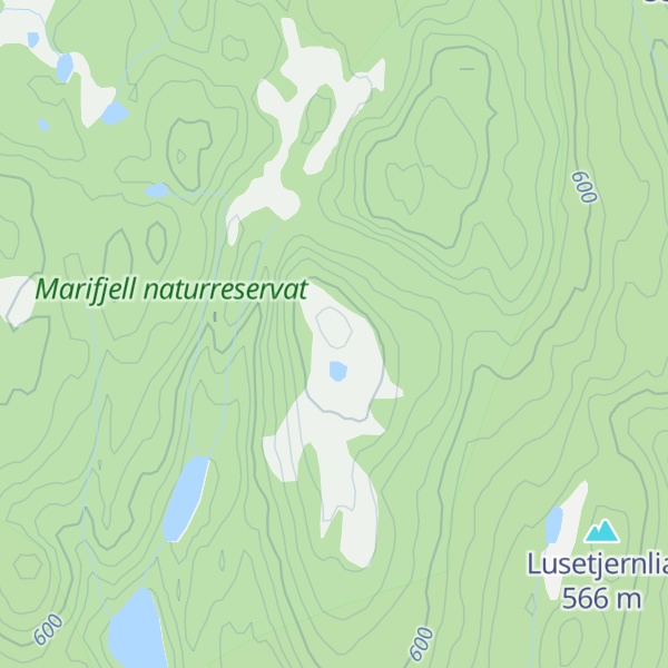 Map of Klofjell