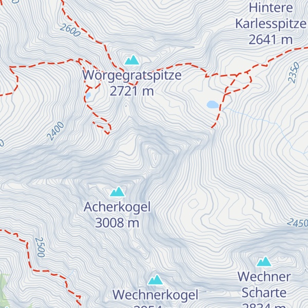 Map of Maningkogel