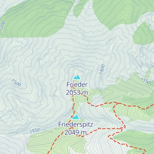 Map of Frieder