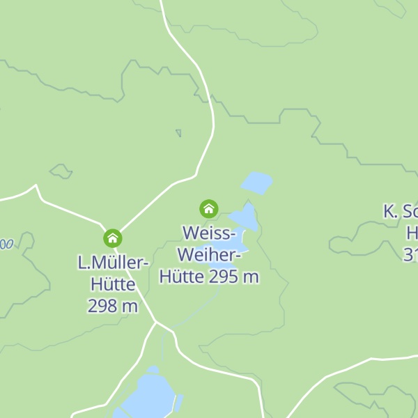 Map of Weiss-Weiher-Hütte