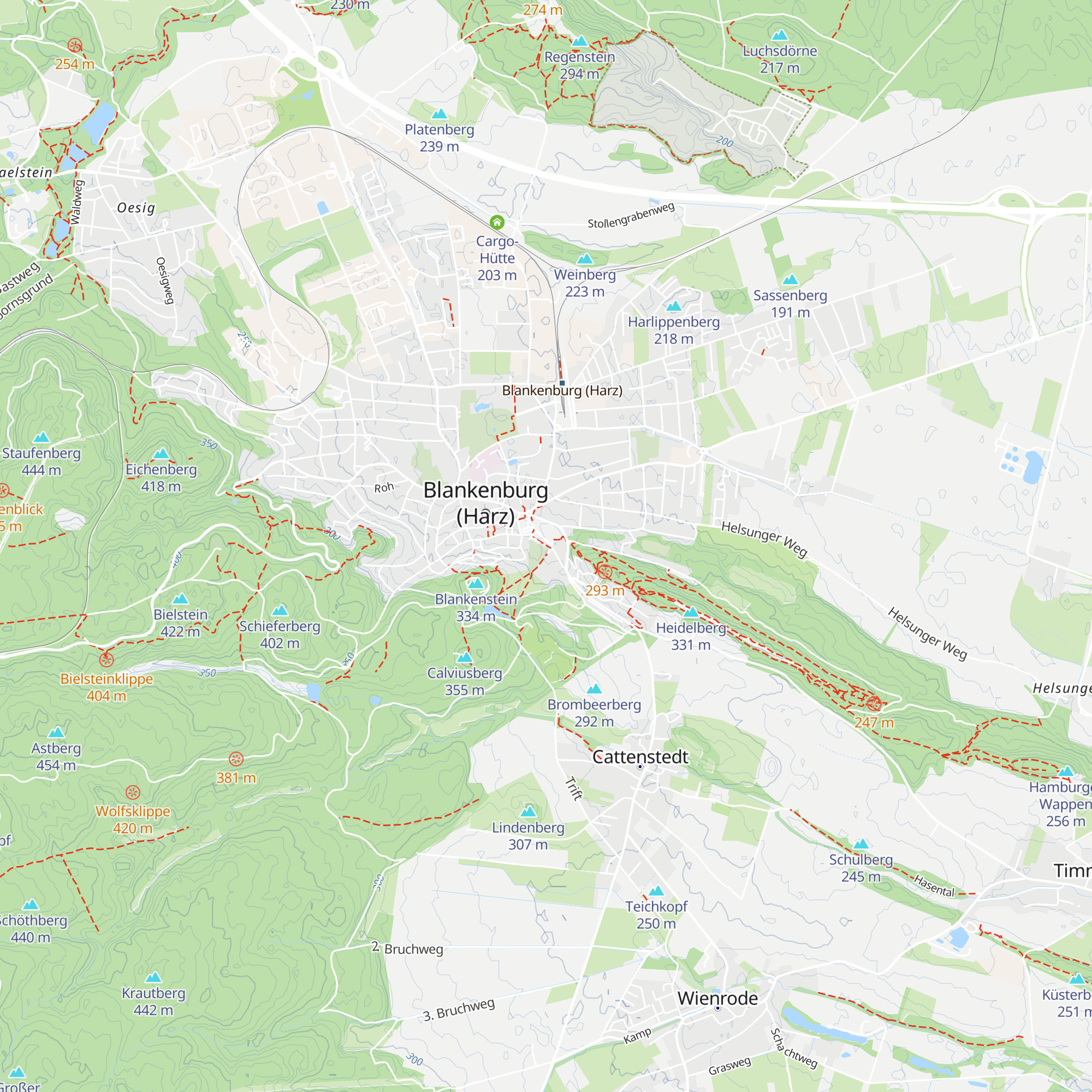 Tourist Information map