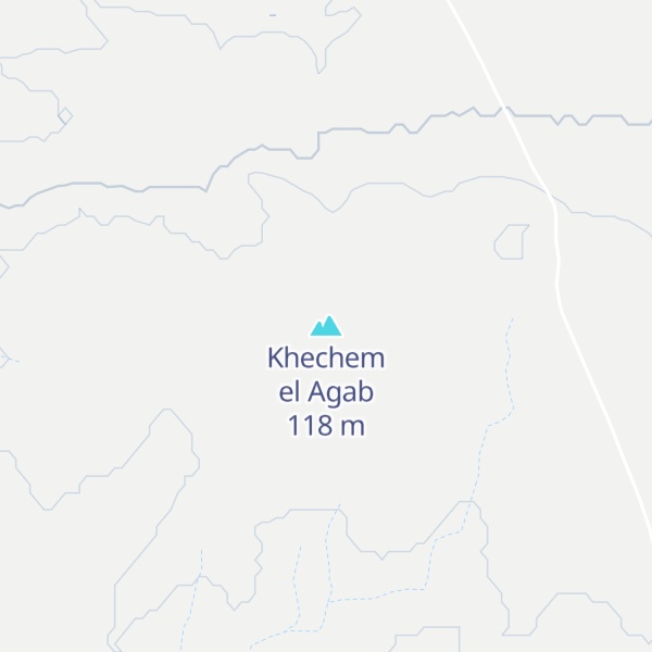 Map of Khechem el Agab