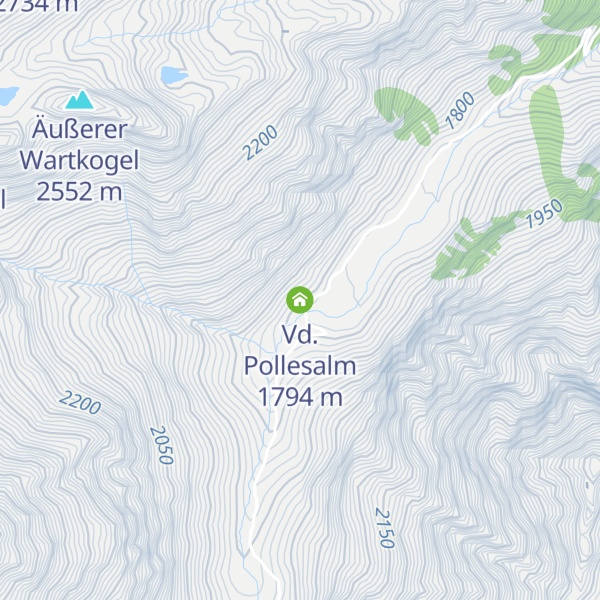 Map of Vd. Pollesalm