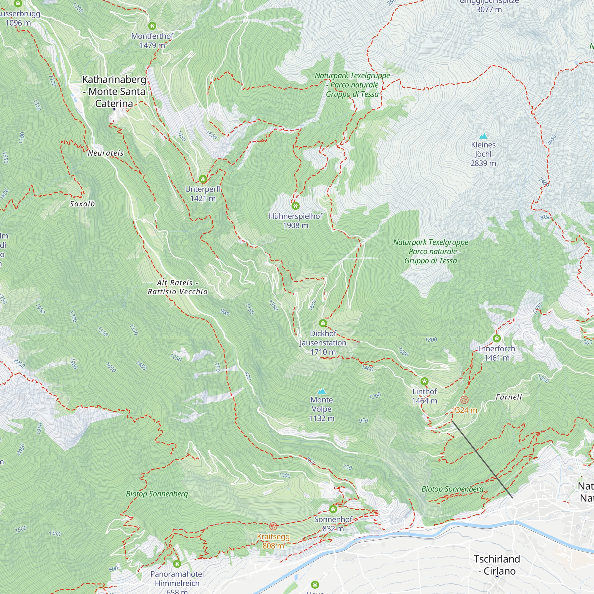 Hofschank Wald map