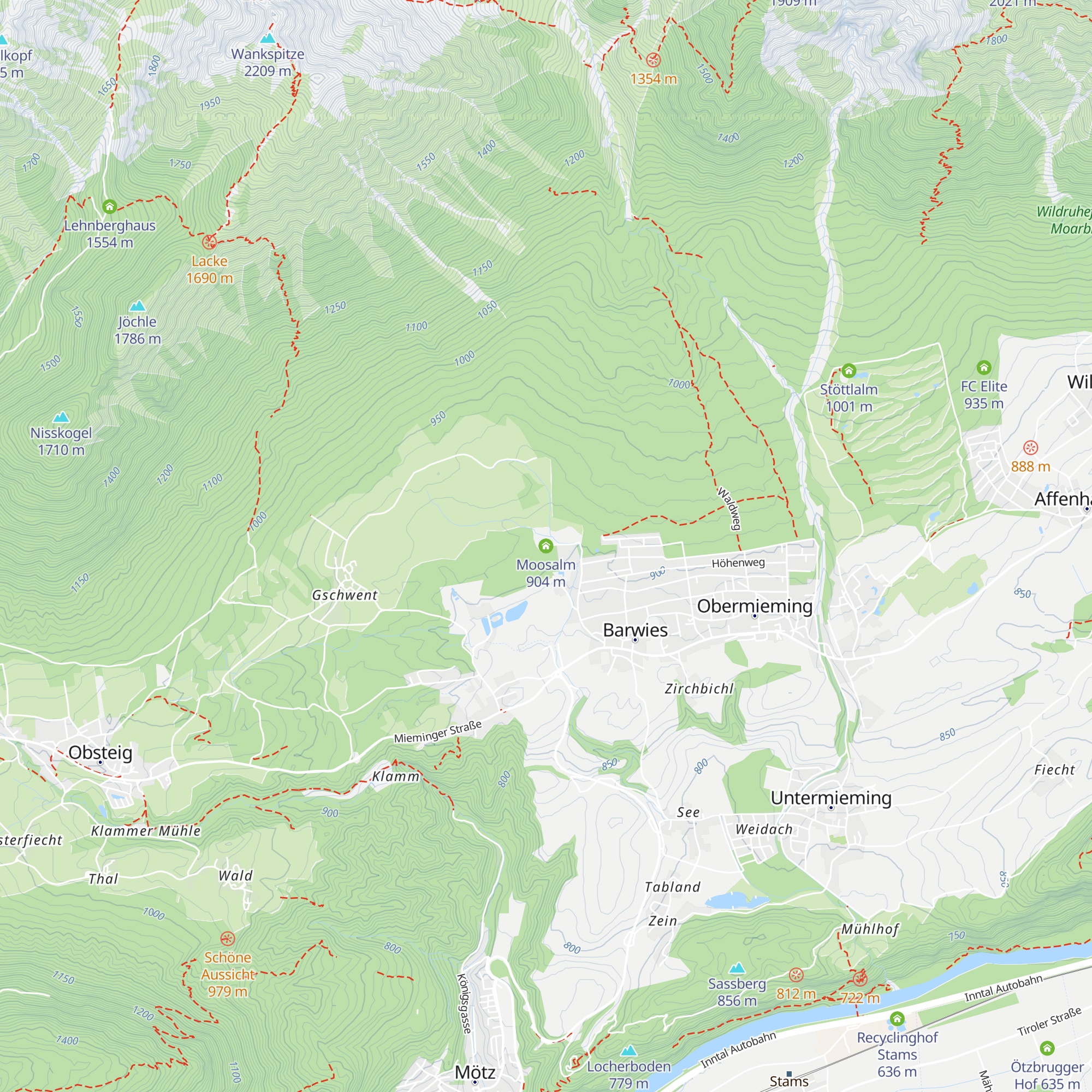 Moosalm map