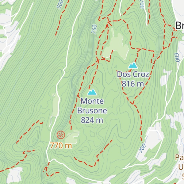 Map of Monte Brusone