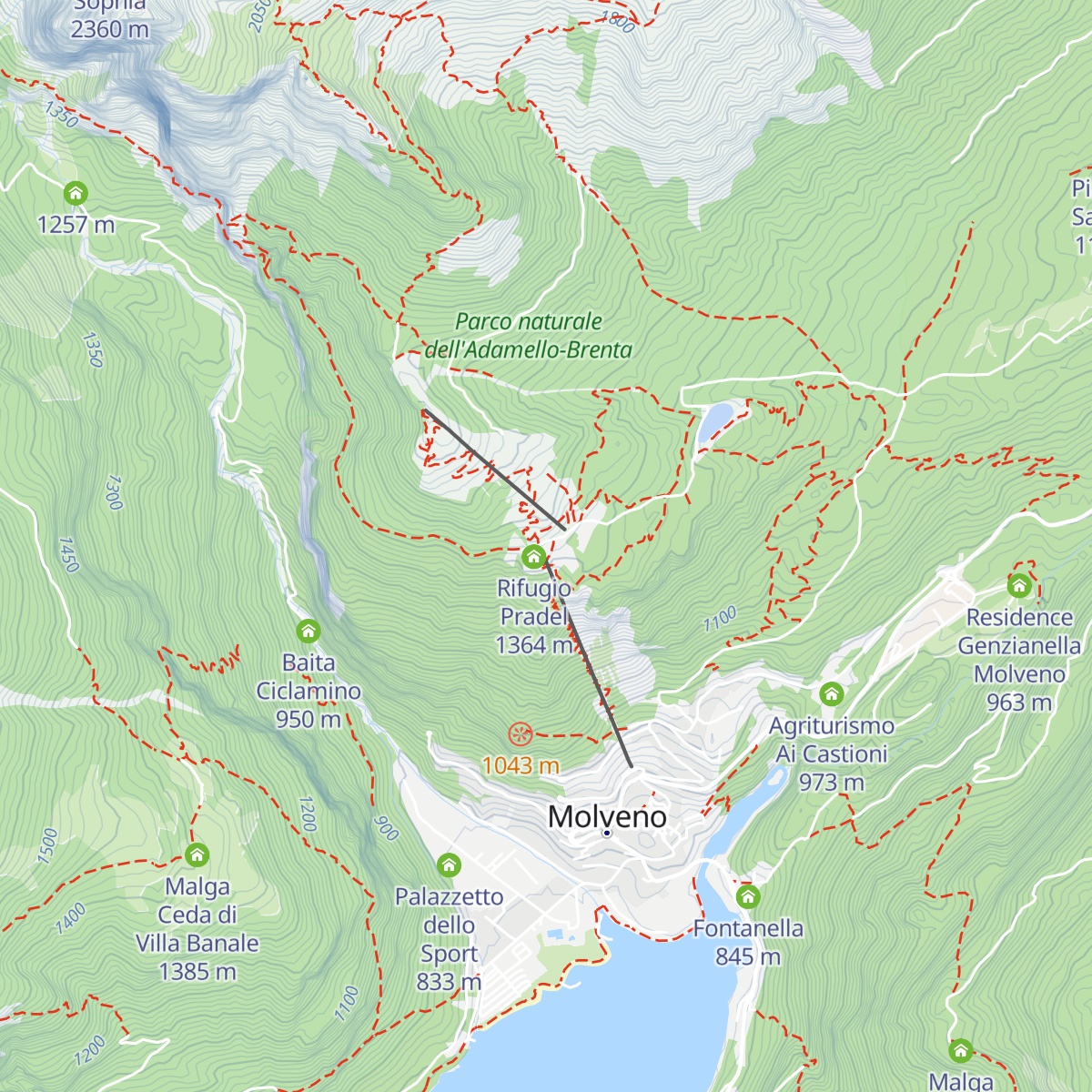 Albergo Ristorante Del Brenta map