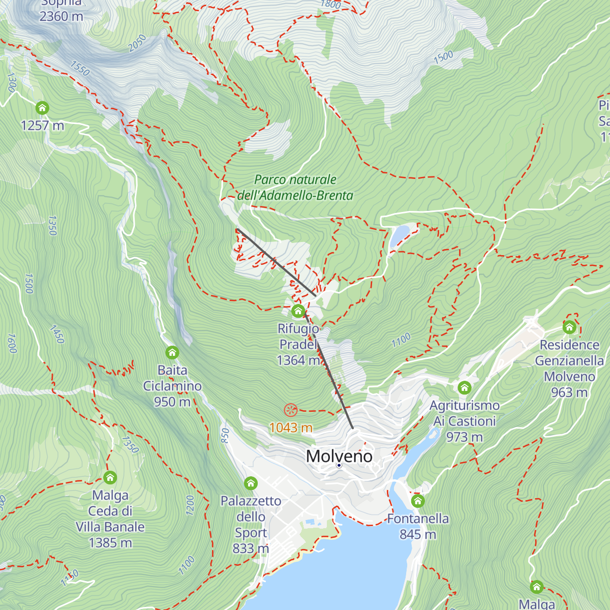 Albergo Ristorante Del Brenta map