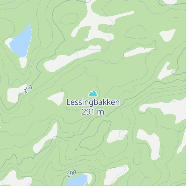 Map of Lessingbakken