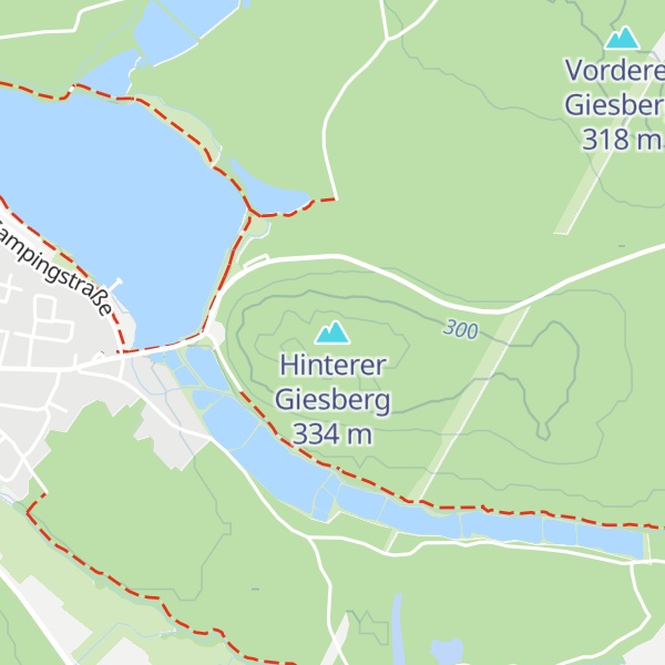 Map of Hinterer Giesberg
