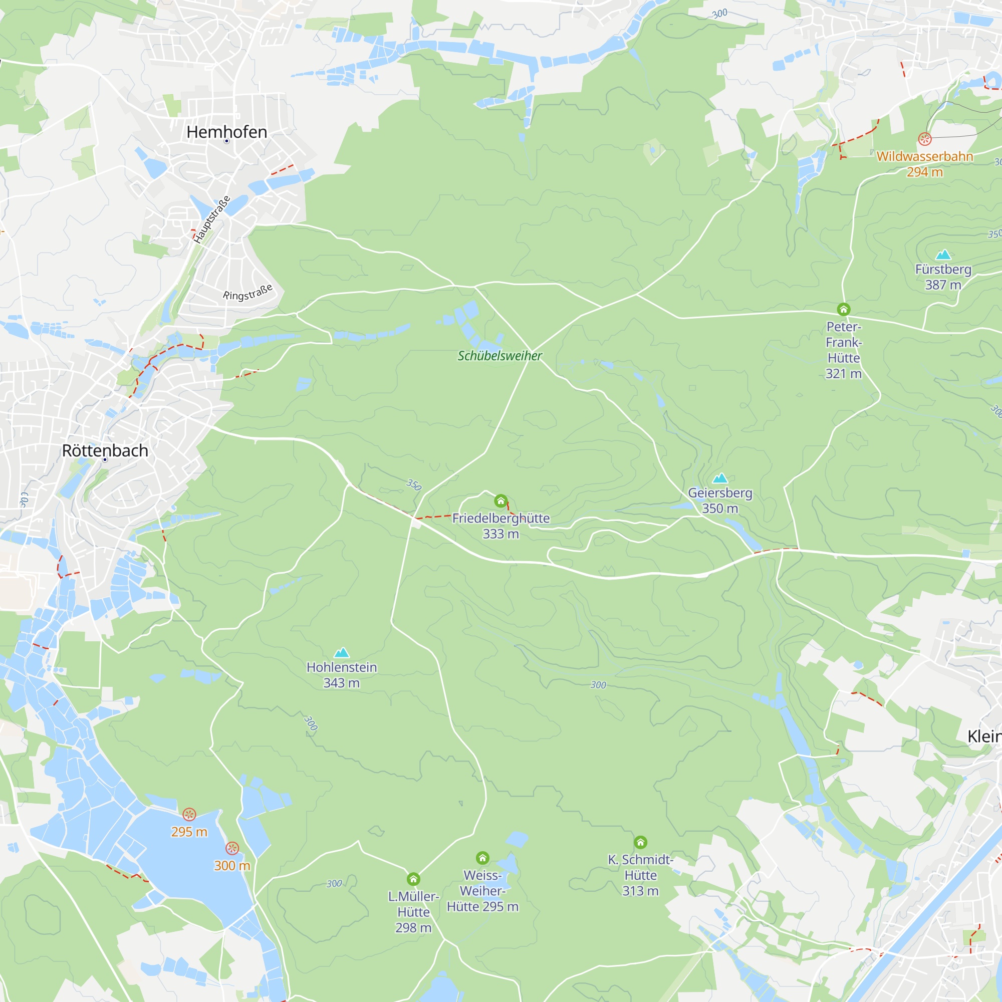 Friedelberghütte map