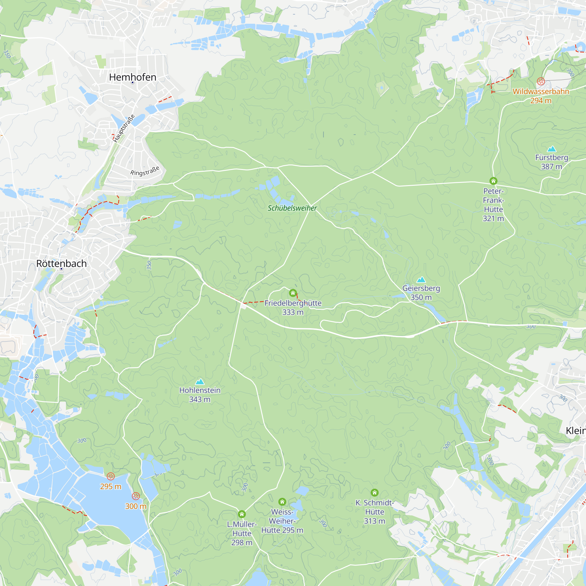 Friedelberghütte map