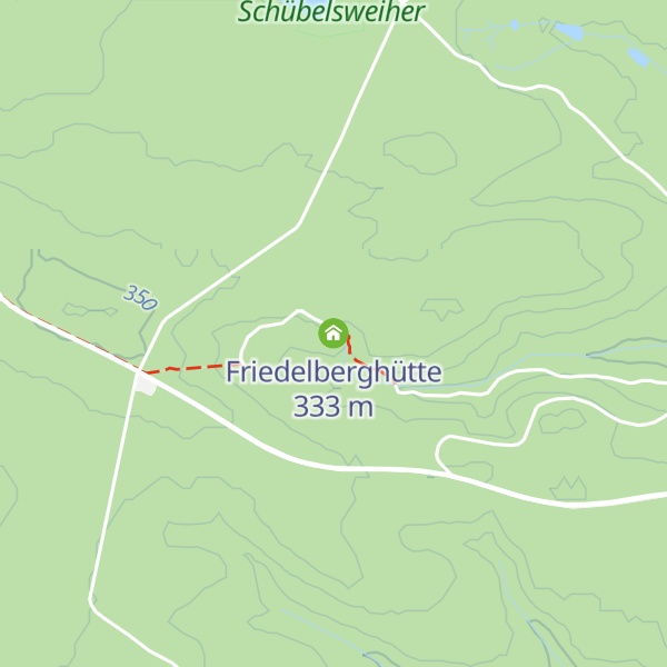 Map of Friedelberghütte