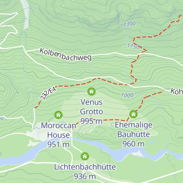 Map of Venus Grotto