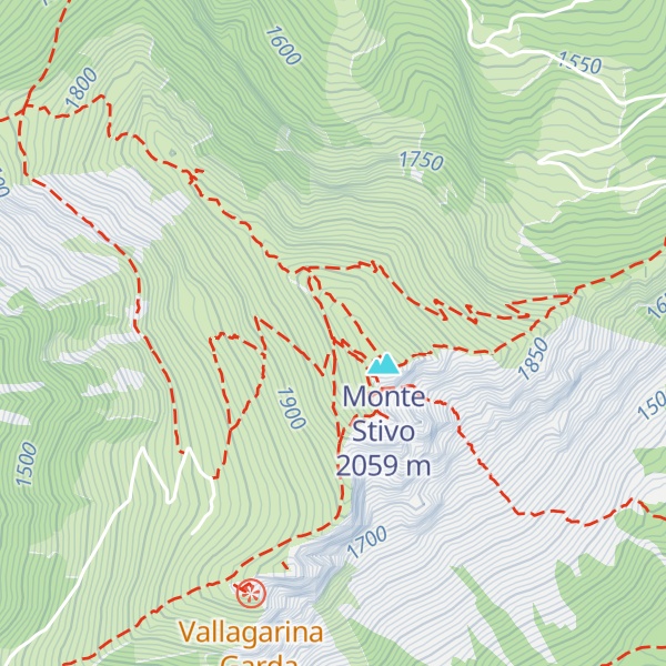 Map of Rifugio Stivo Prospero Marchetti