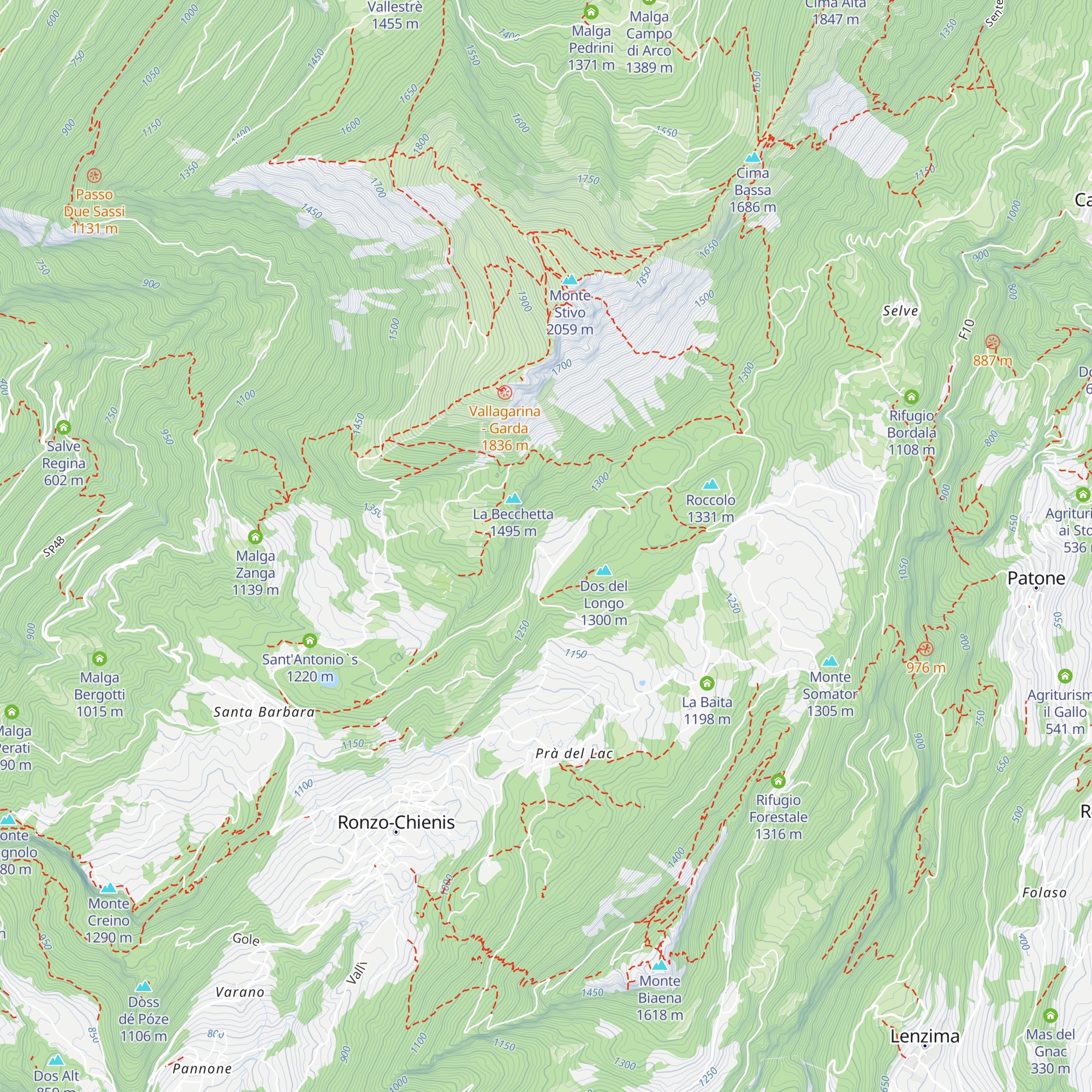 Baita degli Alpini map