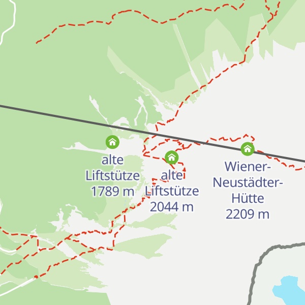 Map of alte Liftstütze