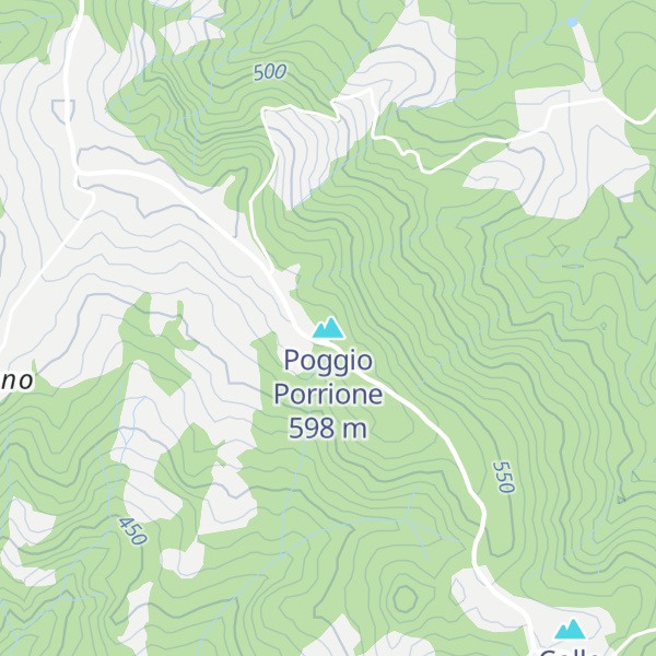 Map of Poggio Porrione