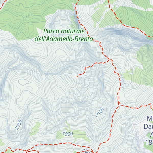 Map of Pizzo Gallino